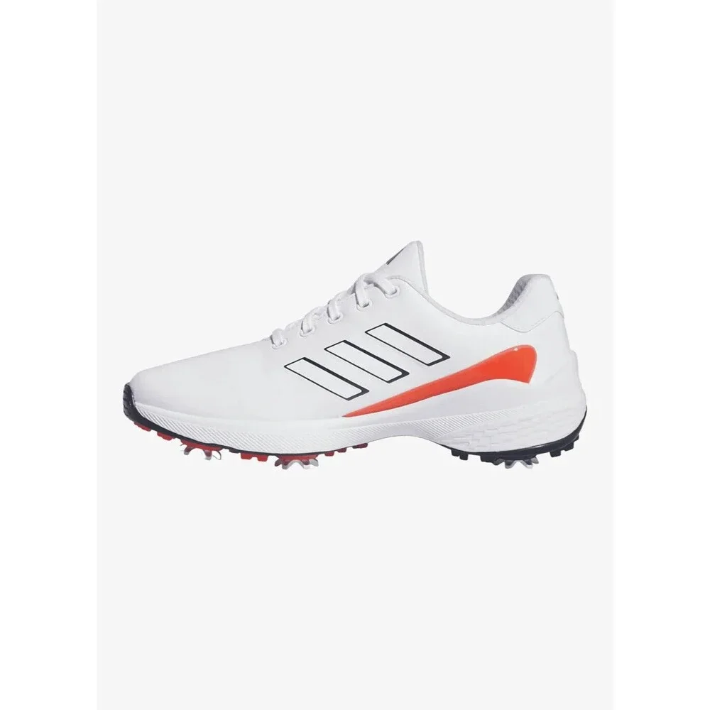 Adidas Men's ZG23 Golf Cleats White Blue Red IE2131 Men's Size 9
